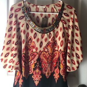 Francesca’s Collection flowy new boutique NWT shirt size small s